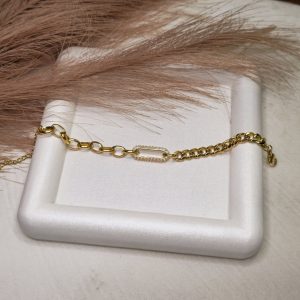 Zircon Link Bracelet